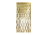 Party curtain Square, luxury gold, 100x200cm