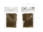 Party curtain Square, luxury gold, 100x200cm