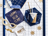 Photo props Let's Celebrate, mix, gold (1 pkt / 8 pc.)