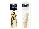 Photo props Let's Celebrate, mix, gold (1 pkt / 8 pc.)