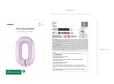 Foil Balloon Number ''0'', 72cm, purple