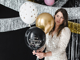 Fringe garland, silver