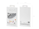 Fringe garland, silver