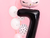 Foil Balloon Number ''7'', 86cm, black