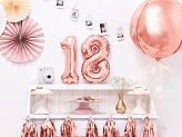 Foil Balloon Number ''1'', 35cm, rose gold