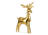 Standing foil balloon Reindeer, 124 x 80 cm, gold