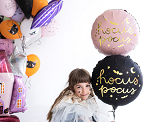 Foil balloon Hocus Pocus, 45 cm, pink