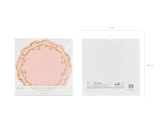 Plate mats Ornament, dusty pink, diameter 35.5 cm (1 pkt / 6 pc.)