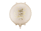 Foil balloon tablet ''Get Well Soon'', 35x35 cm, mix
