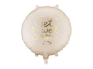 Foil balloon tablet ''Get Well Soon'', 35x35 cm, mix