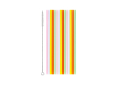 Plastic straws, 20 cm, mix (1 pkt / 30 pc.)