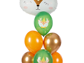 Balloons 30 cm, Deer, Pastel Emerald Green (1 pkt / 50 pc.)