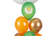 Balloons 30 cm, Deer, Pastel Emerald Green (1 pkt / 50 pc.)