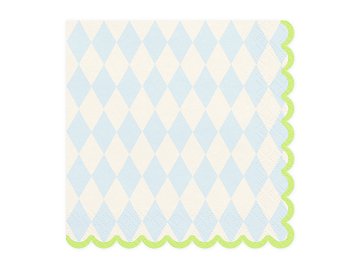Napkins Rhombuses, mix, 33x33 cm (1 pkt / 20 pc.)