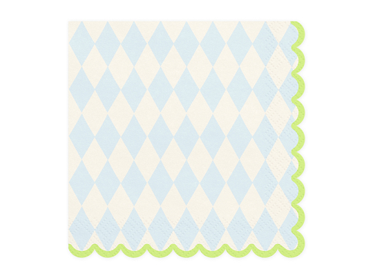 Napkins Rhombuses, mix, 33x33 cm (1 pkt / 20 pc.)