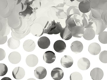 Confetti Circles, silver, 15g