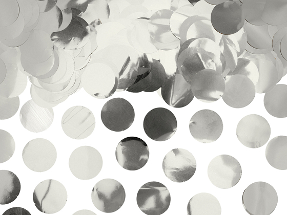 Confetti Circles, silver, 15g