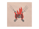 BBQ napkins, 33x33 cm, mix (1 pkt / 20 pc.)