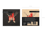 BBQ napkins, 33x33 cm, mix (1 pkt / 20 pc.)