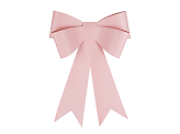 DIY decorative bow, light pink, 55x71 cm