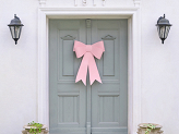 DIY decorative bow, light pink, 55x71 cm
