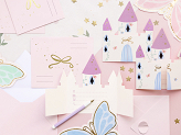 Invitations Castel, 12.5x15.5 cm, mix (1 pkt / 6 pc.)