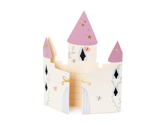 Invitations Castel, 12.5x15.5 cm, mix (1 pkt / 6 pc.)