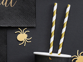 Paper Straws, gold, 19.5cm (1 pkt / 10 pc.)
