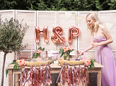 Foil Balloon &, 35cm, rose gold