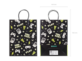 Gift bag Gamepads, 10x24x32 cm, mix