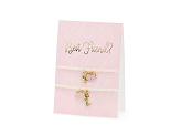 Card with bracelets Best Friends, 10.5x14.8cm