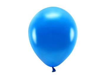 Eco Balloons 26cm metallic, navy blue (1 pkt / 10 pc.)