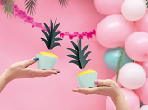 Cupcake toppers Aloha - Pineapple (1 pkt / 6 pc.)