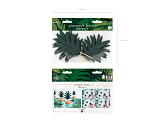 Cupcake toppers Aloha - Pineapple (1 pkt / 6 pc.)