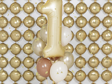 Foil Balloon Number '1', 86 cm, gold