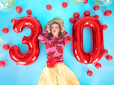 Foil Balloon Number ''4'', 86cm, red