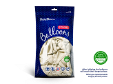 Strong Balloons 23cm, Metallic Pure White (1 pkt / 100 pc.)