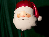 Foil Balloon Santa Claus, 42 x 43.5 cm, mix