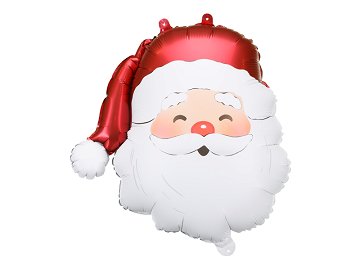 Foil Balloon Santa Claus, 42 x 43.5 cm, mix