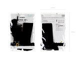 Retro accessories set, black