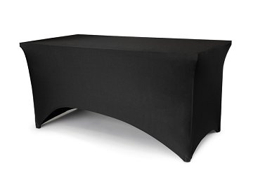 Banquet table cover, 183x76x74 cm, black