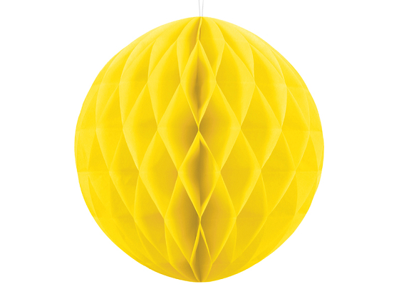 Honeycomb Ball, yellow, 20cm