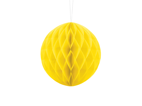 Honeycomb Ball, yellow, 20cm