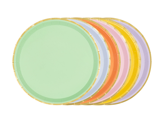 Plates, mix, 21 cm (1 pkt / 6 pc.)