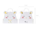 Gift bag Polar bear, mix, 31.5x27x10cm