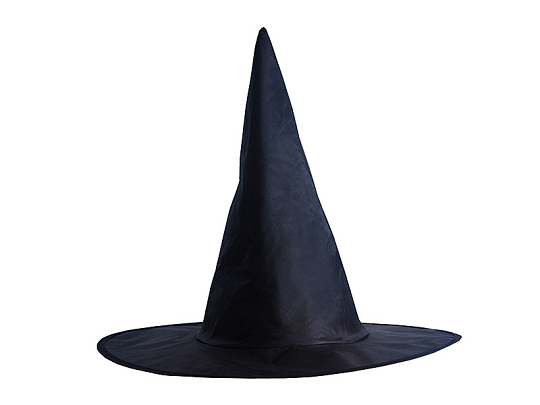 Witch's hat, black