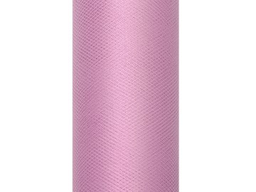 Tulle Plain, powder pink, 0.15 x 9m (1 pc. / 9 lm)