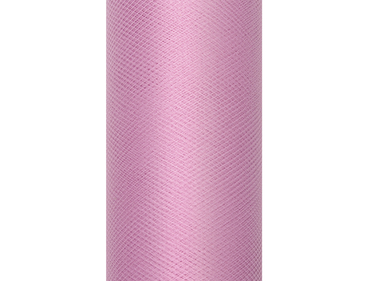 Tulle Plain, powder pink, 0.15 x 9m (1 pc. / 9 lm)
