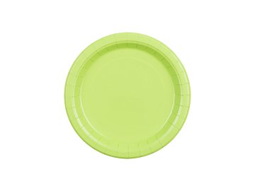 Paper Plates, light green, 18 cm (1 pkt / 6 pc.)