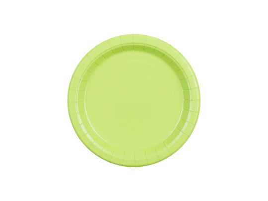 Paper Plates, light green, 18 cm (1 pkt / 6 pc.)
